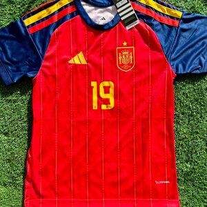 Kids Spain Home Jersey - 2026 - Yamal Adidas World Cup - Fan Shirt. New & Tags